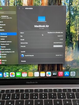 MacBook Air M1 256gb 100% batéria - 2