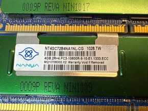 RAM 4GB 2Rx4 PC3 10600R - 2