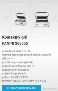 Profi kontaktny gril - 2