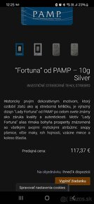 Strieborná tehlička Pamp 10g - 2