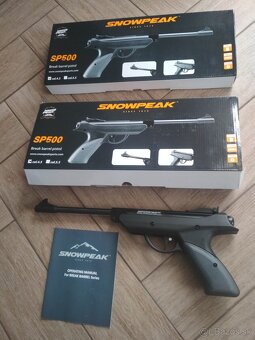 Snowpeak SP500 vzduchová pištoľ vzduchovkakal 4,5 aj 5,5mm - 2