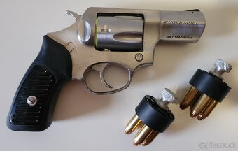 Ruger SP101, 357 mag., nestrielany, puzdro, 550 nabojov - 2