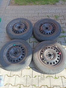 185/65 R15 zimné gumy a disky + 195/60 R15 letné gumy OPEL - 2