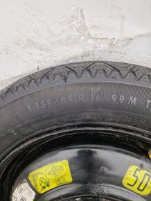 5x110r16 dojazdová rezerva 125/85r16 - 2