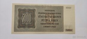 5000 korun 1944 Čechy a Morava - 2