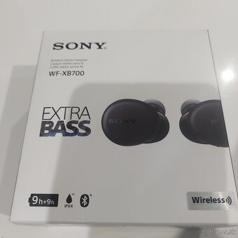 Bluetooth slúchadlá sony wf xb700 - 2