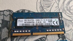 RAM DDR3 SODIMM 2GB, 4GB do notebooku - 2