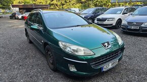 Peugeot 407 SW 2.0 HDI tažné nové ČR, serviska, 203 tkm - 2