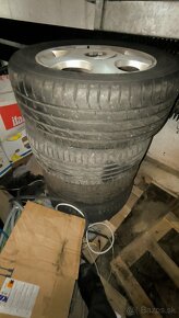 Alu disky (5x112) s letnými pneu 215/55 R16 - 2