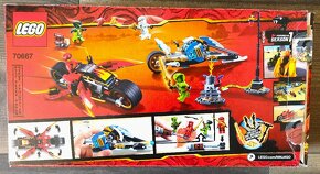 LEGO NINJAGO 70667 Kaiova ozbrojená motorka a Zanov snežný - 2