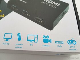 HDMI 5 portový rozbočovač/prepínač - 2