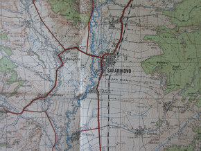 Mapa Šafárikovo (Tornaľa), Gemerská Panica, Čoltovo r. 1953 - 2