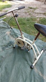 retro stacionarsky bicykel roroped - 2