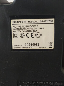 Predám 2 kusy aktívny Subwoofer Sony - 2