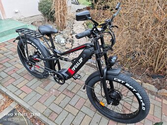 Výkonný ebike Tifgalop 2x750W,21Ah,65km/h,100km,36kg,nový - 2