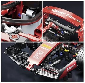 Ferrari, kompatibilné s Lego technic, 455ks - 2
