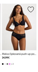 Lindex Malva 80C čipkované push-up podprsenky - 4 ks - 2