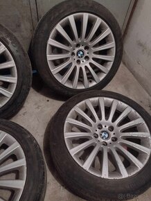 4ks alu disky orig. BMW 5x120 R19 pneu 244/45 r19 - 2