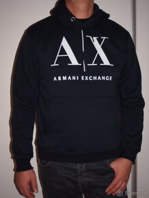 Armani Exchange pánska - chlapčenská mikina s kapucňou - 2