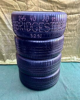 245/40 r20 letné Bridgestone 95W; RFT - 2