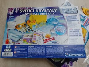 Svietiace kryštály + 2× Chemické laboratórium - 2