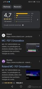 Zvažujem predaj Roland mc-707 + stojan - 2
