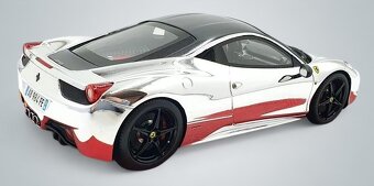 1:18 BBR FERRARI 458 ITALIA CHROME - 2