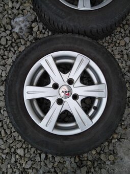 13" alu + celoročné pneu 165/70 R 13 MATADOR. - 2