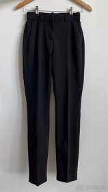 H&M Čierne dámske cigaretové nohavice s pukmi 34 (XS) - 2