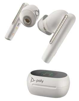 Poly Voyager Free 60+ UC, bezdrôtové slúchadlá, biele - 2