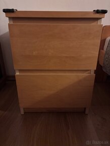 Nočný stolík Ikea Malm 2 ks - 2