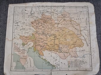 Mapa Rise arabska a Zeme rakouske - 2