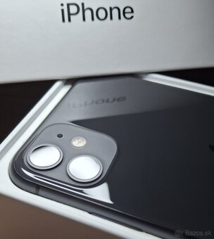 IPhone 11 Black-AKO NOVÝ-bez známok používania,Bat.100 % - 2