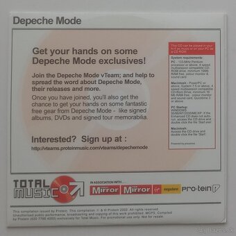 Depeche Mode UK CD Promo Sampler Exciter - 2