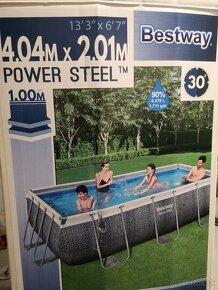 bazén Bestway 4,04x201x100 ratanovy - 2