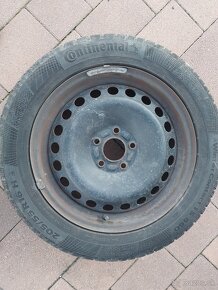 Disky 5x108 16" (FORD) + Zimné pneu 205/55 R16 - 2