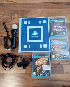 PS MOVE SET s Wonderbook knihou a hrami PS3 CZ dabing - 2