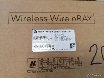 MikroTik nRAYG-60adpair, Wireless Wire nRAY - 2