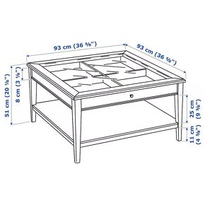 Konferenčný stolík IKEA  LIATORP - 2