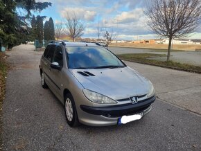 Predam peugeot 206 sw 1.4 benzín kw55 rok výroby 2006 - 2