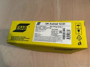 Zvárací drôt ESAB OK Autrod 12.51 pomedený ESAB 18 kg - 2