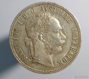 1 zlatník, 1884, Rakúsko - Uhorsko - 2