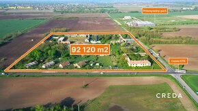 CREDA | predaj 92 120 m2 priemyselný pozemok, Palárikovo - 2