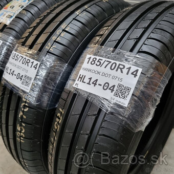 Letné pneumatiky 185/70 R14 HANKOOK DOT0715 - 2