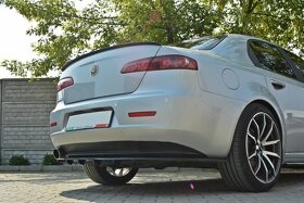 Alfa Romeo 159 - Zadný splitter - jedna výfuková koncovka - 2