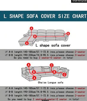 Elastický poťah na sedačku + vankúše - 2
