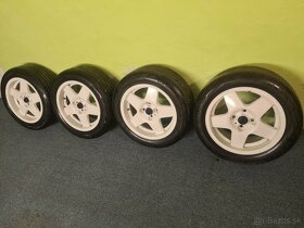 Alu 4x100 R16+pneu Continental 205/55R16 letné - 2