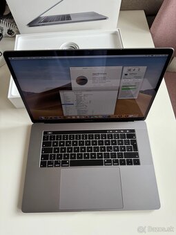 MacBook Pro 15 touchbar (2018) i7 2,2GHz, 16GBram, 256GBssd - 2