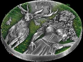 investičné strieborne mince - Ostara - Germania Mint - 2