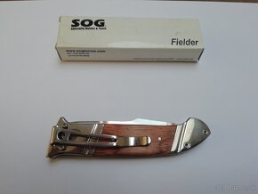 Nôž SOG KNIVES FIELDER 7CR13 STEEL NEW POCKET KNIFE 99284 - 2